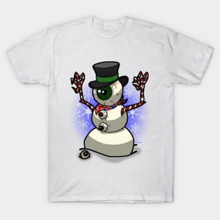 Eye Ball Snowman T-Shirt